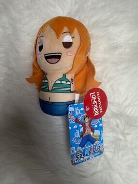 ONE PIECE Nami Round1 Exclusive Japan Kokeshi Plush 7" official New Doll Toy